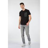 Gmg Fırenze Oversize Erkek T-Shirt - Minimalist Tasarım - Kısa Kol - Siyah
