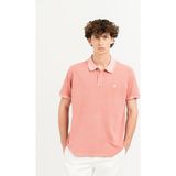 gmg firenze Polo Yaka Slim Fit Basic Erkek T-Shirt - Pembe