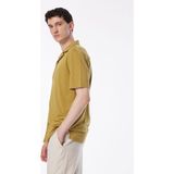 Gmg Fırenze Regular Fit Apaş Yaka Yağ Erkek Gömlek GU24MSS02206 - Yağ Yeşili