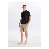 GMG FIRENZE Regular Fit Fitilli Desenli T-Shirt, L, 5003368428, Siyah, Erkek