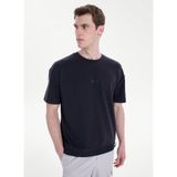 GMG FIRENZE Regular Fit T-Shirt GU26MSS03001, XL, 5003368411, Siyah, Erkek