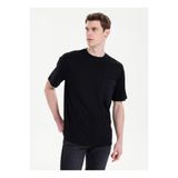GMG FIRENZE Regular Fit T-Shirt GU26MSS03054, M, 5003368381, Siyah, Erkek