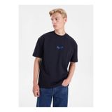 GMG FIRENZE Regular Fit Yazı Baskılı T-Shirt, S, 5003368447, Lacivert, Erkek