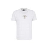 GMG FIRENZE Slim Fit Logo Baskılı T-Shirt, S, 5003368443, Ekru, Erkek