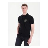 GMG FIRENZE Slim Fit Polo Yaka T-Shirt, M, 5003368415, Siyah, Erkek