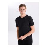 GMG FIRENZE Slim Fit T-Shirt GU26MSS03003, L, 5003368388, Siyah, Erkek