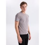 GMG FIRENZE Slim Fit T-Shirt GU26MSS03003, S, 5003368420, Gri, Erkek