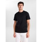 GMG FIRENZE Slim Fit T-Shirt GU26MSS03015, L, 5003368436, Siyah, Erkek