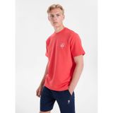 GMG FIRENZE Turuncu Regular Fit Yazı Baskılı T-Shirt, L, 5003368439, Mercan, Erkek