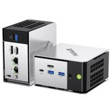 GMKtec Mini PC M8 Masaüstü Bilgisayar AMD Ryzen PRO 6650H (6C/12T 4.50Ghz) Dual NIC LAN 2.5GbE, 16GB LPDDR5 RAM + 512 GB Sabit Disk PCle SSD, Oculink, USB4, HDMI, USB-C