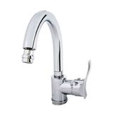 GMS AKD101 Akdeniz Gri Mix Kuğu Lavabo Bataryası