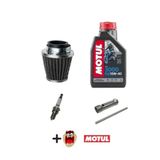 GMS CG 125-150 Bakım Seti Motul 3000 10W40 Yağ+Buji+buji anahtarı+Performans Armut filtre+Tzmnya motul