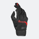 Gms Jetcıty Germas Motosiklet Eldiven EN13594 Black/red - Siyah - Siyah