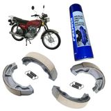 GMS Mondial Agk 125 Cg125 Ön Arka Fren Balatası Balata Sprey Hediye