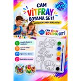 GMS WORLD 3 LÜ CAM VİTRAY FİGÜR BOYAMA SETİ / BOYA VE FIRÇA SETİ / CAM VİTRAYDA YENİ DÖNEM