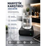 GmsMak Manyetik Karıştırıcı 2600 Devir Güçlü Performanslı Siyah Dayanıklı Yapı ile