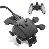 GMVOX Back Paddles for PS-5 Controller, 4 Bcak Programmable Buttons, Support Turbo/Map/Key Swap Functions, Plug and Play with USB Cable Wired Connection, for PS5 Console/PC/Mac/Android TV