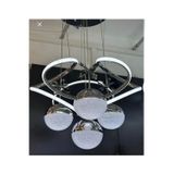 Gn gen aydınlatma MODERN LÜKS SALON MODEL DRON LEDLİ 3 RENK KROM SARKIT AVİZE