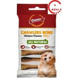 Gnawlers Köpek Ödül Kemiği Tavuk Aromalı 6'lı Paket x 4 Adet