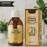 Gnb Pharma Growvit Liquid L-Arjinin Kolostrum L-Karnitin Gelişim Dönemi İçin 150 ml Şurup