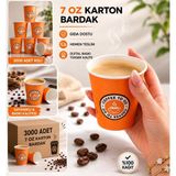Gnç Ambalaj 7 Oz Karton Bardak (300 Adet)