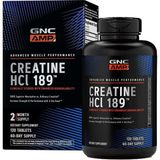 Gnc Amp Kreatin Hcl 189- 120 Tablet, Klinik Olarak Kanıtlanmış Güç ve Kas Geliştirici, Atletik Performans, Enerji Üretimi, Iyileşme Takviyesi, Hızlı Emilim