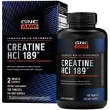 Gnc Amp Kreatin Hcl 189 Tablet, Klinik Olarak Kanıtlanmış Güç Ve Kas Geliştirici, Atletik Performans, Enerji Üretimi, İyileşme Takviyesi, Hızlı Emilim
