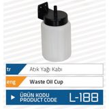 Gnc Süt Sağım Makinesi Atık Yağ Kabı