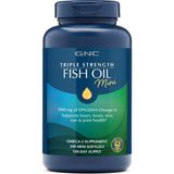 GNC Triple Strength Fish Oil Omega 3, 1000 mg Epa And Dha Brain, Skin, Eye 240 Mini Softgels - Aromasız