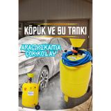 GND 100 Litre Köpük Tankı Sıvı Püskürtme Basınçlı Kompresör Oto Yıkama Seti