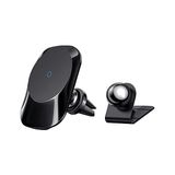 Gndz Home CH-7071 iPhone Uyumlu 12 ve 13 Serisi 15W Hızlı Kablosuz Şarjlı Araç Telefon Tutucu Siyah