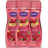 Gndz Home Duru Jasmin Amber Vegan Duş Jeli 3X450ML Kalıcı Parfüm Etkisi ile Ferahlatıcı Koku