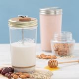 Gndz Home Kilner Fındık Sütü/badem Sütü Üretim Seti, Aksesuar ve Kapaklı 2 Kavanoz, 0,5 L