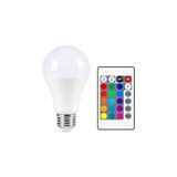 Gndz Home Kumandalı Rgb LED Ampul 9W E27 – Renk Değiştiren Uzaktan Kumandalı Dekoratif Akıllı Işık – Beyaz/gün Işığı/rgb Modlu - Altın