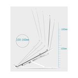 Gndz Home Laptop Standı Matebook Macbook Notebook Tablet Laptop Kademeli Yükseltici P1 Beyaz