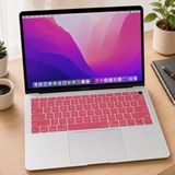 Gndz Home MacBook Air 13 Türkçe Q Klavye Koruyucu Us Amerikan Enter | A1932 A2179 A2337 M1 Uyumlu | Ingilizce Klavyeyi Türkçeye Çeviren Ince Silikon Keyboard Cover Pembe