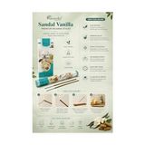 Gndz Home Sandal Ağacı -Vanilya (Aromatika 20 Adet Çubuk Tütsü)