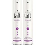 Gndz Home Taft Classic Ekstra Güçlü Saç Spreyi 250 ml x 2 Adet Uzun Süreli Tutuş ve Koruma