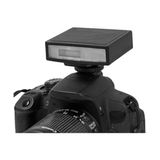 Gndz Home Universal Mini Kamera Flaş Fotoğraf Işığı – Hot Shoe Dome Flaş, Şarj Edilebilir 1200MAH Pil ile Fotoğrafçılık Aydınlatması | Qu-12 - Ahşap