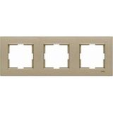 Gndz Home Viko Novella Bronz Üçlü Çerçeve