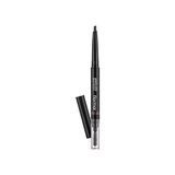 Gndz Store Angled Brow Fırça Başlıklı & Asansörlü Ucu Açılı Kaş Kalemi - 0-Siyah