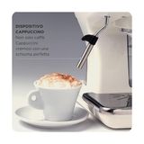 Gndz Store Ariete Espresso Kahve Makinesi Bej 1389/13 - Süt Köpürtme Başlığı, 900 Watt, 0,9 Litre Çıkarılabilir Su Tankı, Çıkarılabilir Damlama Tepsisi ve Bardak Tutucu, Bekleme Fonksiyonu - 2'si 1 Arada - 0,1 kg