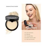 Gndz Store Cosmetics Banana Setting Powder Mat Bitişli Makyaj Sabitleyici Pudra (3 Paketi) - Option-1