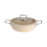 Gndz Store Dublin Cream 7 Parça Granit Tencere Seti - Option-1 - --