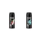 Gndz Store Erkek Deodorant & Bodyspray Africa 48 Saat Etkileyici Koku (150 Ml) ve Axe Erkek Sprey Deodorant Apollo 48 Saat Etkileyici Koku Vücut Spreyi 150 ml - Option-1