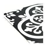 Gndz Store FP2475 Gotik Peel & Stick Yer Karosu, Siyah - 0,01 gr