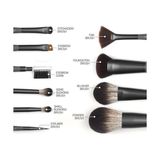 Gndz Store Kaş ve Kirpik Fırçası - Eyebrow Brush (3 Paketi) - 0-Siyah