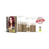 Gndz Store Maxx Deluxe Beauty Expert Haır Color (Keratin)'li 1 Kutu (2 x 50 Ml) (Şarap Kızılı 4.65) - Option-1