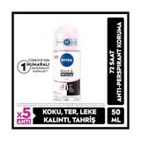 Gndz Store Men Erkek Roll On Deodorant & Invisible Fresh 50 ml + Kadın Roll On Deodorant & Invisible Clear 48 Saat Anti-Perspirant Koruma 50 ml - Option-1