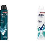 Gndz Store Men Erkek Sprey Deodorant Xtra 72 Saat Kesintisiz Üstün Koruma 200 Ml(1) Rexona Kadın Sprey Deodorant Shower Fresh 72 Saat Kesintisiz Üstün Koruma 200 Ml(2) - Option-1